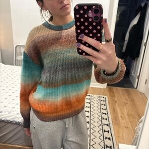 Multicolor Striped Women's Sweater